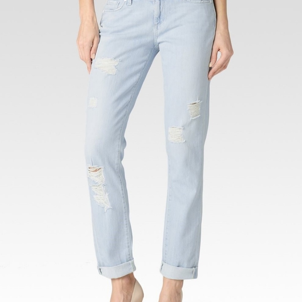 PAIGE Jimmy Jimmy Skinny - Powell Destructed Jeans
